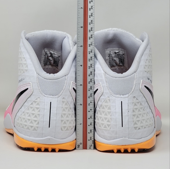 Nike Zoom Javelin Elite 3 Track White Pink Mens Size 12 AJ8119-101 New - Picture 7 of 10